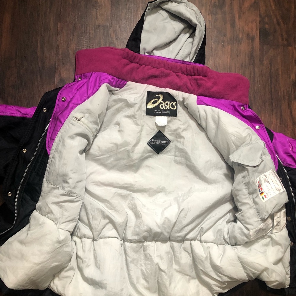 NWOT VTG ASICS 80s 90s Ski Winter Jacket Size 6 - Picture 7 of 8